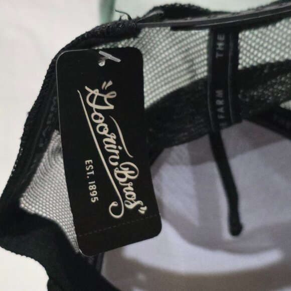 NWT - Goorin Bros. The Farm - Black Sheep - Mesh Snap Back Trucker Hat - Picture 8 of 9